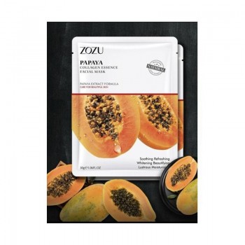 ZOZU Увлажняющая, питательная маска для лица с экстрактом папайи
