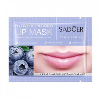 SADOER Увлажняющая и питательная маска для губ Bluberry Moisturizing Lip Mask