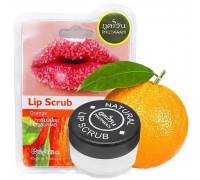 Phutawan Сахарный скраб для губ с ароматом апельсина, 12 гр