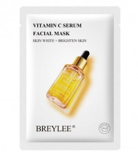 BREYLEE Осветляющая омолаживающая тканевая маска для лица с витамином С