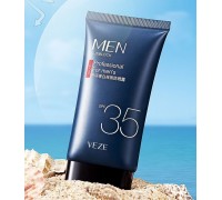 VEZE Солнцезащитный крем мужской для лица и тела, SPF 35, 40 мл