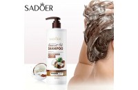 SADOER Легкий Смягчающий Шампунь-уход, для нормальных и склонных к сухости волос Coconut Oil Shampoo