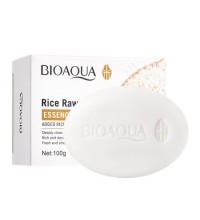 BIOAOUA RICE RAW PULP Мыло для лица и тела с экстрактом риса, 100 г