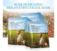 Увлажняющая и питательная маска для лица с экстрактом розы