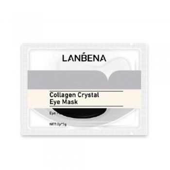 Гидрогелевые патчи для глаз Lanbena Collagen Crystal Eye Mask, черные