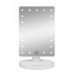 Зеркало косметическое для макияжа с LED подсветкой, USB-провод, белое